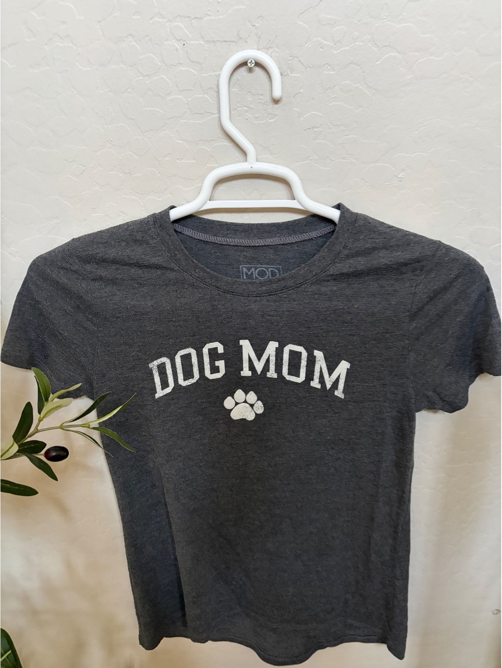 Modern lux dog mom t shirt